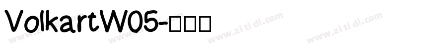 VolkartW05字体转换