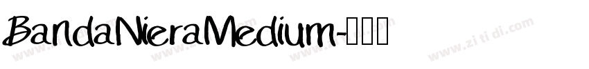BandaNieraMedium字体转换