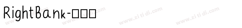 RightBank字体转换