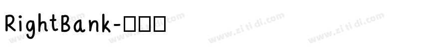 RightBank字体转换