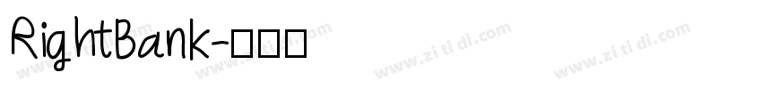 RightBank字体转换