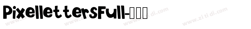 PixellettersFull字体转换
