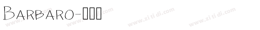 Barbaro字体转换