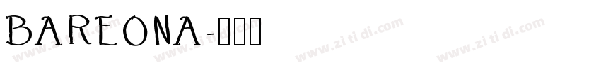 BAREONA字体转换