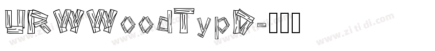 URWWoodTypD字体转换