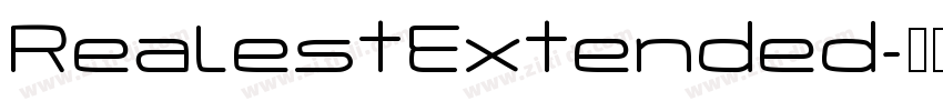 RealestExtended字体转换
