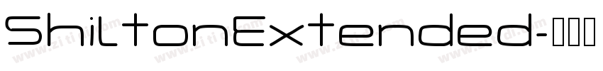 ShiltonExtended字体转换