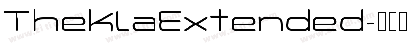 TheklaExtended字体转换