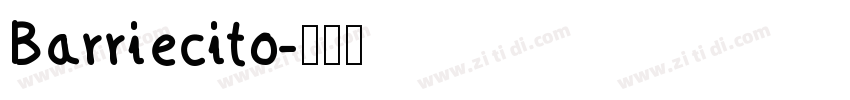 Barriecito字体转换