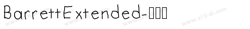 BarrettExtended字体转换