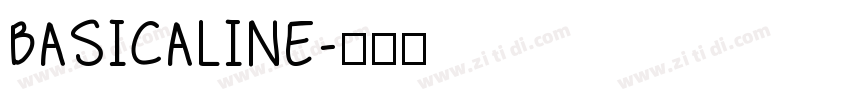 BASICALINE字体转换