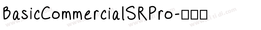 BasicCommercialSRPro字体转换