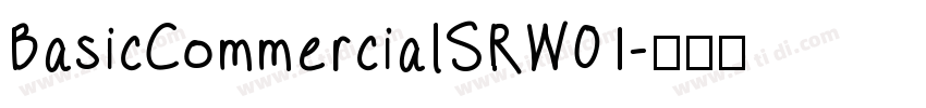 BasicCommercialSRW01字体转换