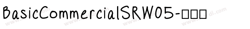 BasicCommercialSRW05字体转换