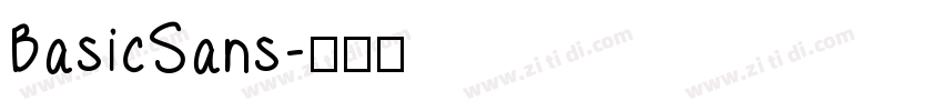 BasicSans字体转换