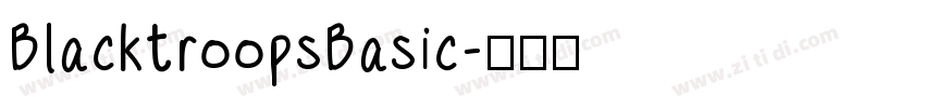 BlacktroopsBasic字体转换