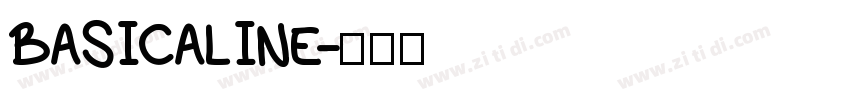 BASICALINE字体转换