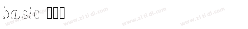 basic字体转换