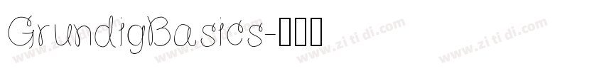 GrundigBasics字体转换