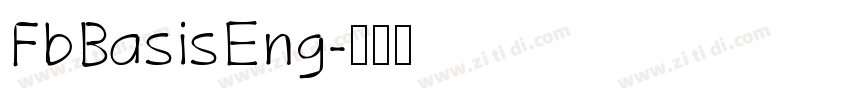 FbBasisEng字体转换