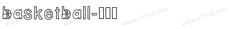 basketball字体转换