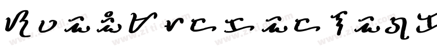 SweiMarkerLegCJKsc-B字体转换
