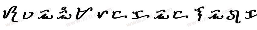 SweiMarkerLegclKsc字体转换