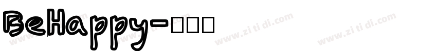BeHappy字体转换