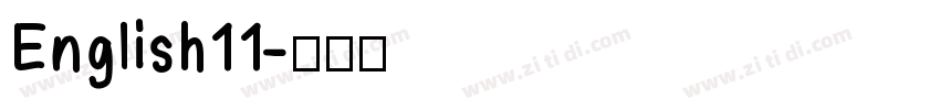 English11字体转换