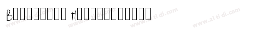 BeautifulHumility字体转换
