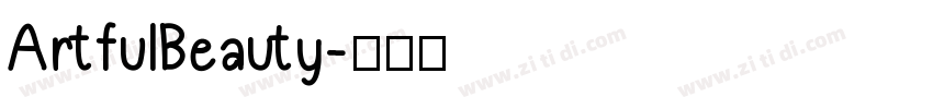 ArtfulBeauty字体转换