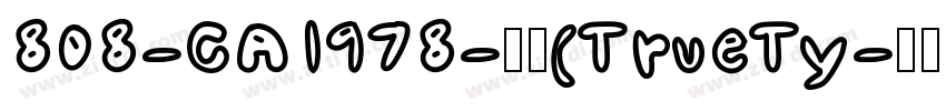 808-CAI978-常规(TrueTy字体转换