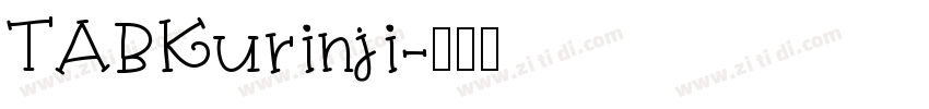 TABKurinji字体转换