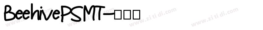 BeehivePSMT字体转换