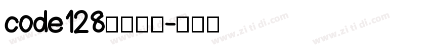 code128字体下载字体转换