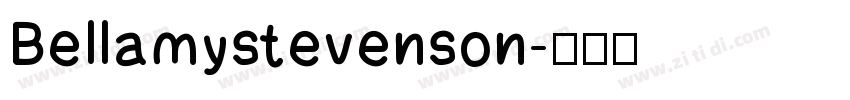 Bellamystevenson字体转换