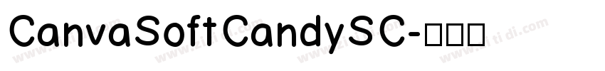 CanvaSoftCandySC字体转换