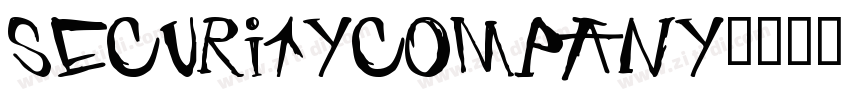 SecurityCompany字体转换