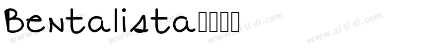 Bentalista字体转换