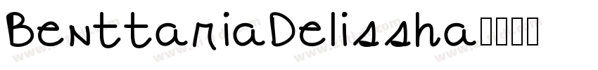 BenttariaDelissha字体转换