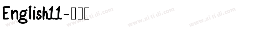 English11字体转换