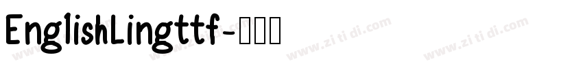 EnglishLingttf字体转换