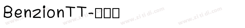 BenzionTT字体转换