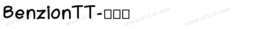BenzionTT字体转换