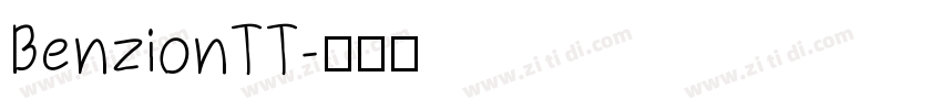 BenzionTT字体转换