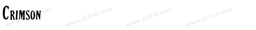 Crimson字体转换