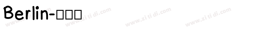 Berlin字体转换