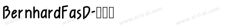 BernhardFasD字体转换
