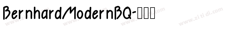 BernhardModernBQ字体转换