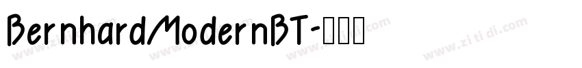 BernhardModernBT字体转换